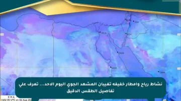 نشاط رياح وأمطار خفيفة تغيبان المشهد الجوي اليوم الأحد… تعرف على تفاصيل الطقس الدقيق